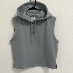 NWOT PINK Victoria's Secret Muscle Sleeveless Hoodie